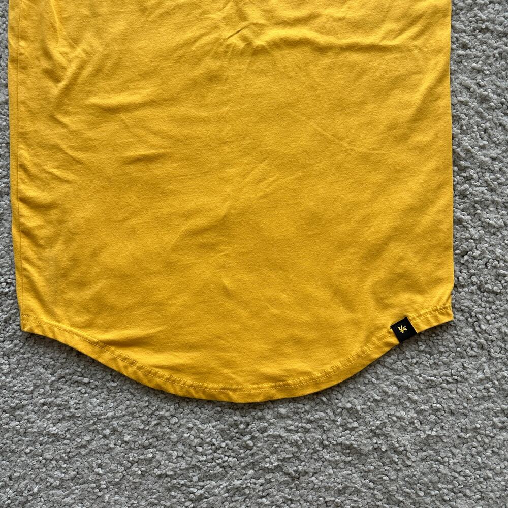 YoungLA Men's Short Sleeve Tee in Mustard Yellow - Picture 6 of 8